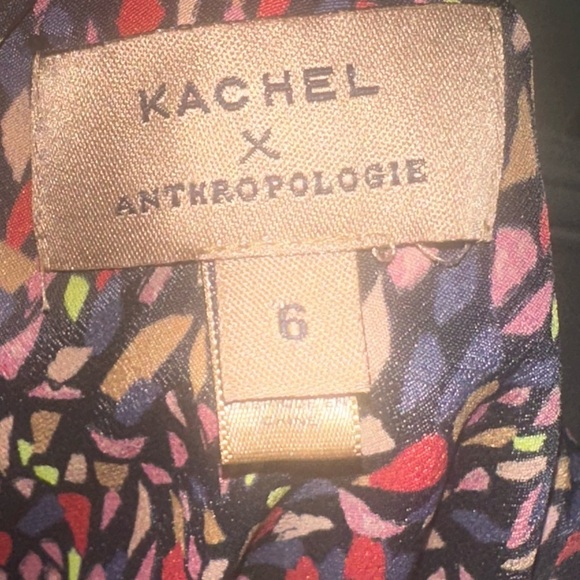 KACHEL X Anthropologie | Abstract 3/4 sleeve Dress size 6 - Picture 7 of 7